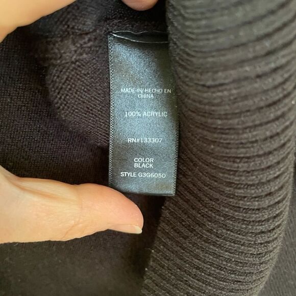 Medium Geoffrey Beene Black quarter zip sweater - Picture 11 of 12